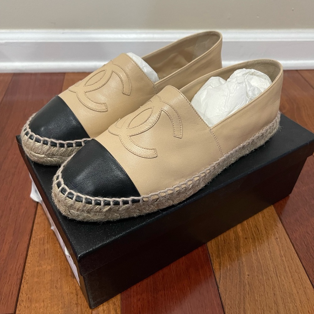 Authentic Chanel Espadrilles 38